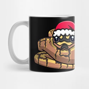 Cute Spider Ball Python in Santa Hat Mug